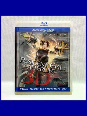 Resident Evil: Afterlife 3D Blu-ray Disc 2010 Feature Film Movie Milla Jovovich